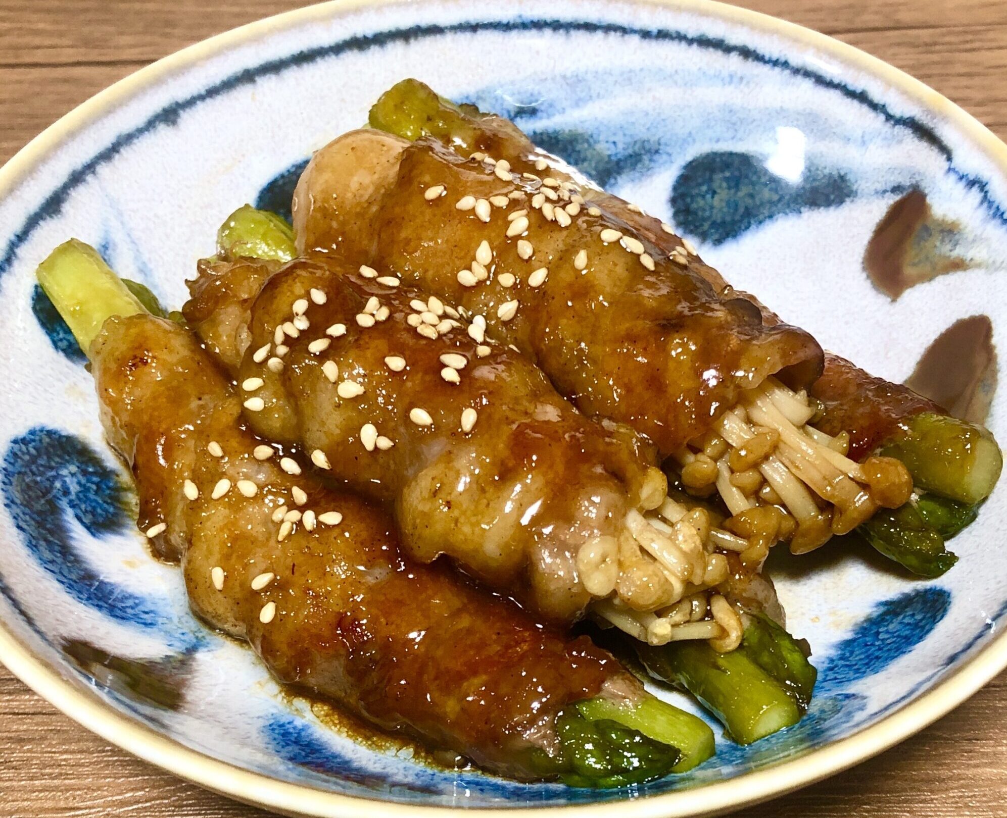 アスパラの豚巻き