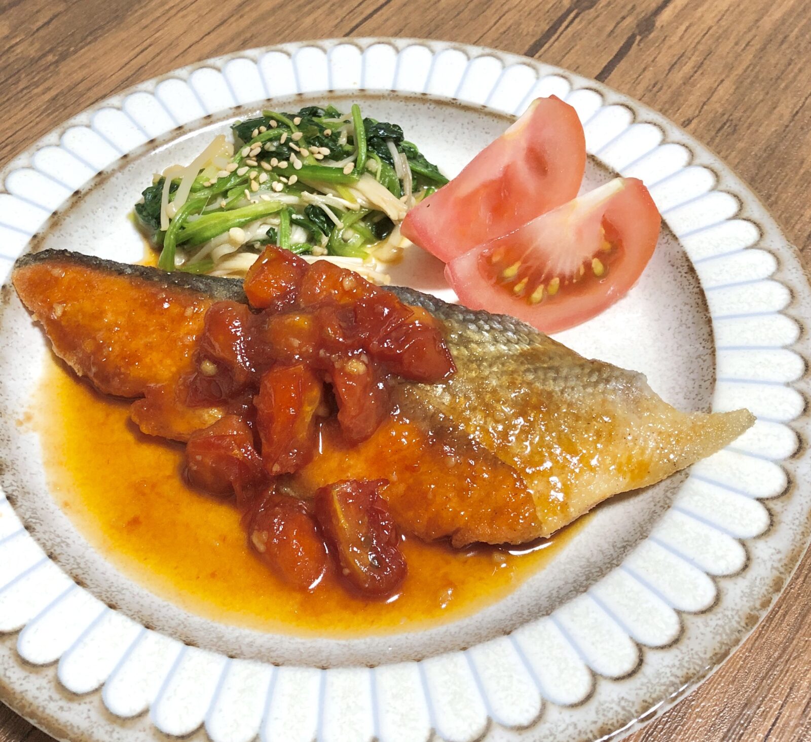 鮭のムニエル